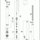 2016 65 SX CHASSIS Передняя вилка