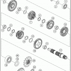 2016 1190 ADVENTURE R ENGINE Трансмиссия 2-контрпривод