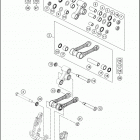 2016 350 XC-F CHASSIS Соединение рычагов