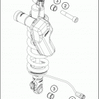 2016 1190 ADVENTURE GREY CHASSIS Амортизатор