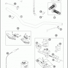 2016 450 XC-W CHASSIS Руль