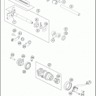 2016 690 DUKE WHITE ENGINE Механизм переключения