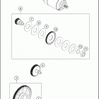 2016 390 DUKE WHITE ENGINE Electric st arter