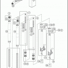 2016 1190 ADVENTURE R CHASSIS Передняя вилка