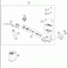 2016 250 FREERIDE CHASSIS Главный цилиндр тормозной