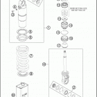 2016 50 SX CHASSIS Амортизатор