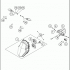 2016 1190 ADVENTURE GREY CHASSIS Фара