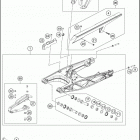 2016 390 DUKE WHITE CHASSIS Бугель