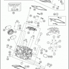 2016 1290 SUPER ADVENTURE ENGINE Головка цилиндра задняя