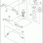 2016 1190 ADVENTURE GREY CHASSIS Амортизатор в разборе
