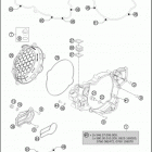 2016 250 SX ENGINE Кожух сцепления
