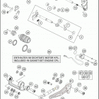 2016 1290 SUPERDUKE R BLACK ENGINE Механизм переключения