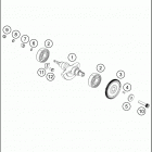 2016 390 DUKE WHITE ENGINE Балансирный вал