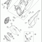 2016 250 XC-W CHASSIS Воздушный фильтр