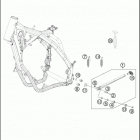 2016 250 XC-W CHASSIS Side   /   center st and