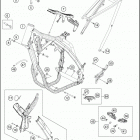 2016 500 EXC SIXDAYS CHASSIS Рама