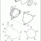 2016 1290 SUPER ADVENTURE ENGINE Кожух сцепления