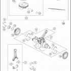 2016 1190 ADVENTURE R ENGINE Crankshaft , piston