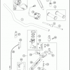 2016 1290 SUPERDUKE R BLACK CHASSIS Руль