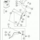 2016 1290 SUPER ADVENTURE CHASSIS Тормозной цилиндр задний