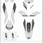 2016 350 XCF-W SIXDAYS CHASSIS Наклейки