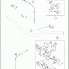 2016 125 SX CHASSIS Руль