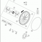 2016 250 FREERIDE CHASSIS Переднее колесо