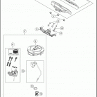 2016 1290 SUPERDUKE R BLACK CHASSIS Панель приборов