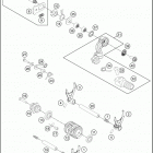 2016 250 FREERIDE ENGINE Механизм переключения