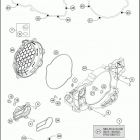 2016 250 FREERIDE ENGINE Кожух сцепления