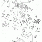 2016 1190 ADVENTURE GREY CHASSIS T ank, sea t , cover