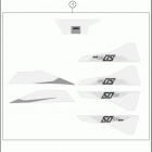 2016 50 SX CHASSIS Наклейки