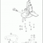 2016 390 DUKE WHITE CHASSIS Топливный насос
