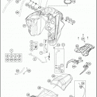 2016 1290 SUPER ADVENTURE CHASSIS T ank, sea t , cover