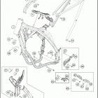 2016 200 XC-W CHASSIS Рама