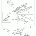 2016 350 EXC-F CHASSIS Бугель