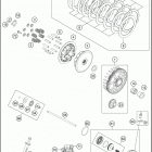 2016 250 FREERIDE ENGINE Сцепление
