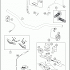 2016 500 EXC SIXDAYS CHASSIS Руль