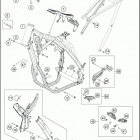 2016 500 EXC CHASSIS Рама
