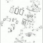 2016 1290 SUPERDUKE R BLACK CHASSIS Воздушный фильтр