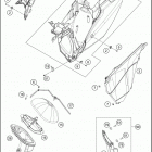 2016 250 XCF-W CHASSIS Воздушный фильтр