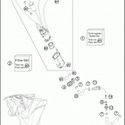 2016 500 EXC CHASSIS Топливный насос