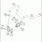 2016 690 DUKE WHITE ENGINE Secondar y air system sas