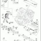 2016 1290 SUPERDUKE R BLACK ENGINE Lubrica ting system