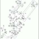 2016 1190 ADVENTURE GREY CHASSIS Глушитель