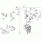 2016 690 DUKE WHITE ENGINE Корпус Дросселя
