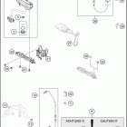 2016 500 EXC CHASSIS Панель приборов