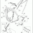 2016 350 XCF-W CHASSIS Рама