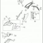 2016 250 FREERIDE CHASSIS Обтекатель, крылья