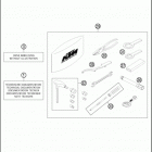 2016 690 DUKE WHITE CHASSIS Аксессуары